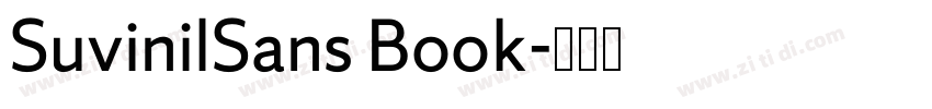 SuvinilSans Book字体转换 SuvinilSans Book字体转换